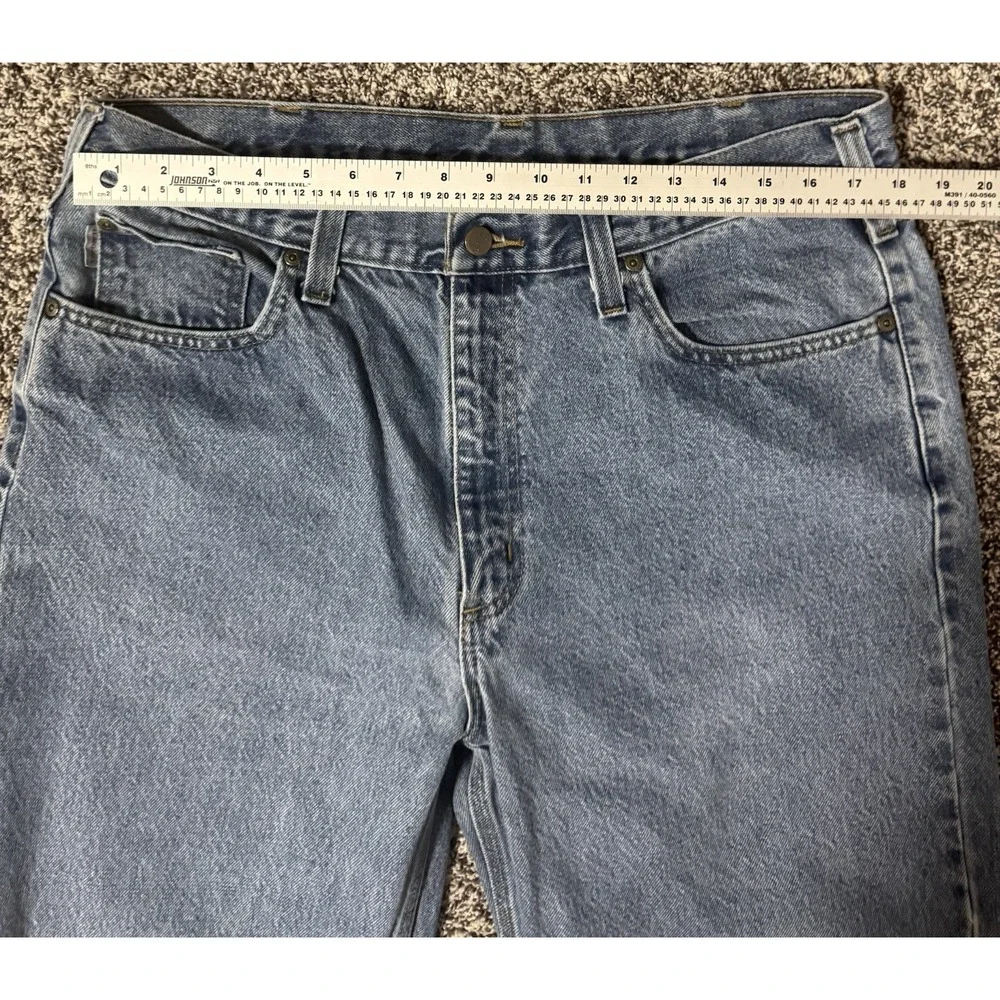 Carhartt Jeans Mens 38x36 Blue Denim B480 DSP Traditional